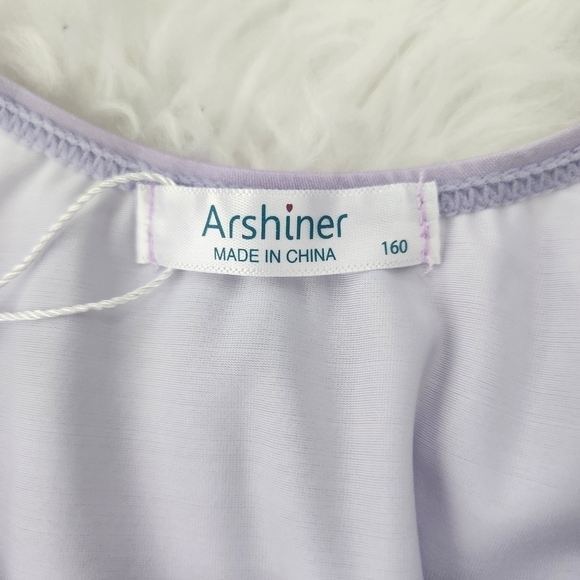 Arshiner Leotards for Girls Gymnastics with Shorts Color Gradient Shiny … - Picture 6 of 9